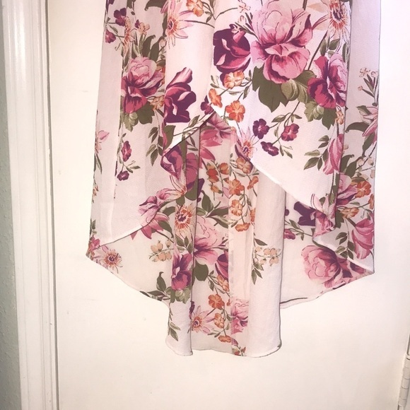 NWT by&by Floral High-Low Dress Size M - Picture 7 of 17